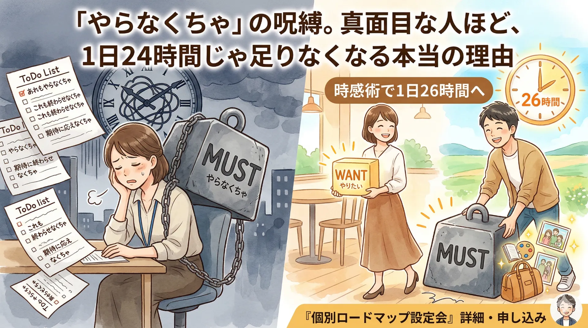 真面目な人ほど1日24時間じゃ足りなくなる理由