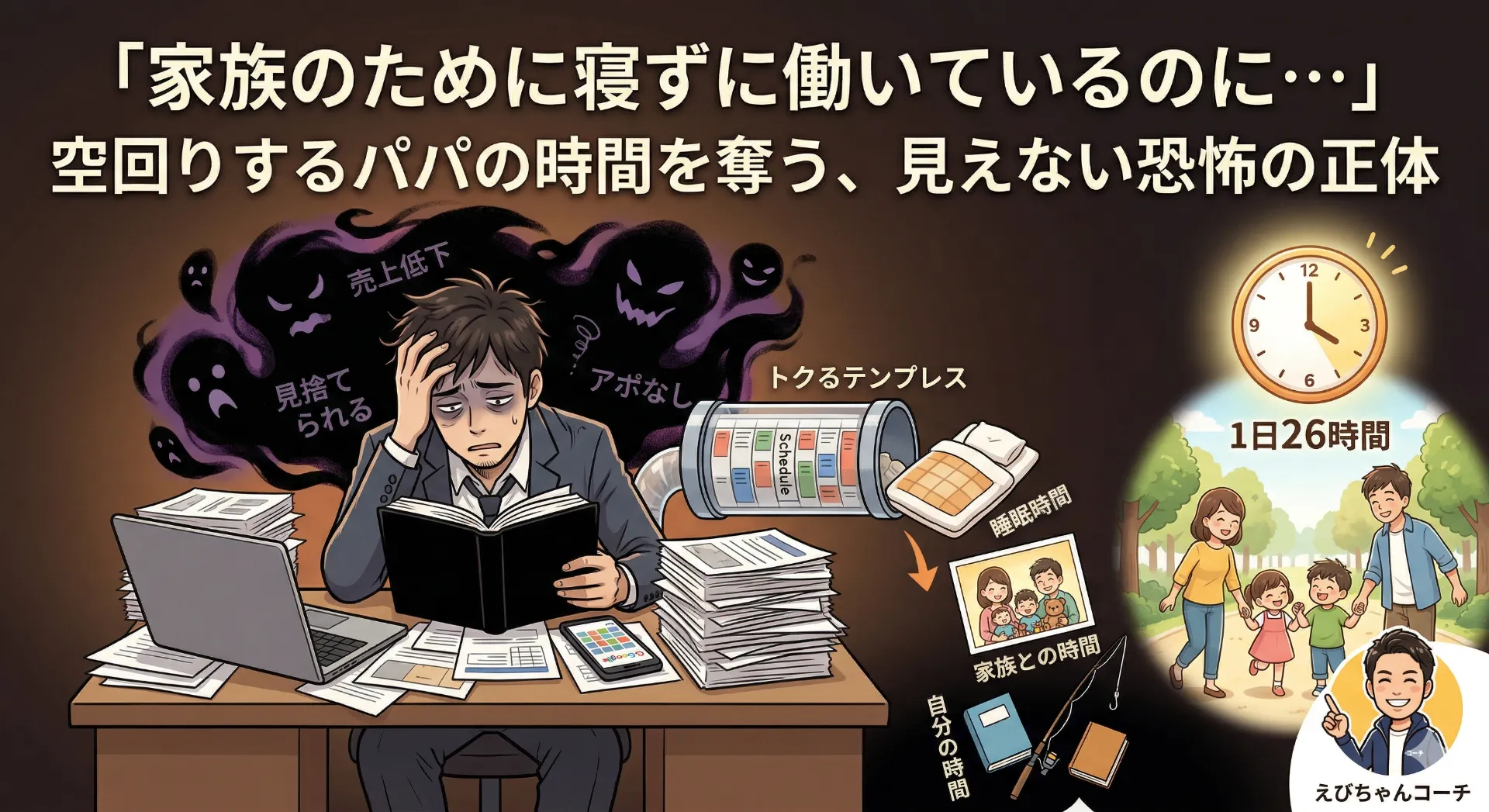 「家族のため寝ずに働いているのに…」に潜む見えない恐怖の正体